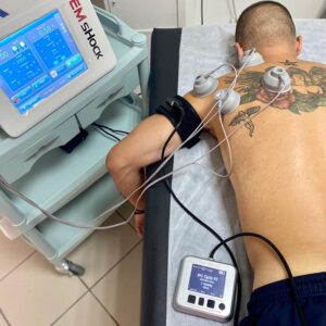 Μιχαήλ Μαυροειδόγγονας κατά τη διάρκεια αθλητικής αποκατάστασης